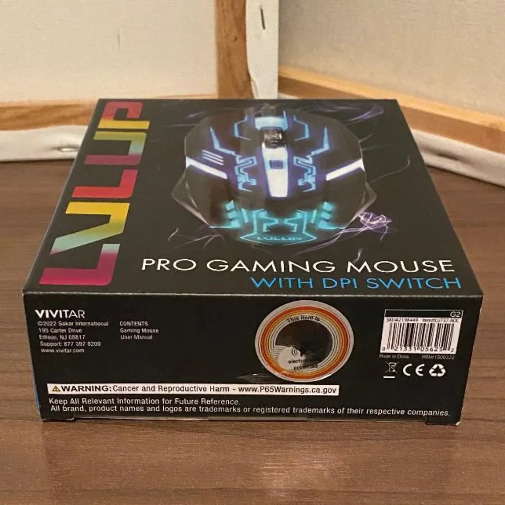 New_In_Box LVLUP Pro Gaming Mouse With DPI Switch